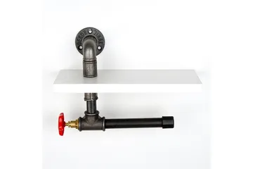 Chandina Toalettpapirholder 30x14 cm - Hvit - Interiør - Baderomsinnredning - Toalettrullholdere