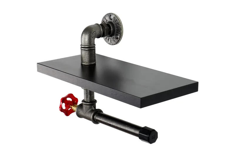 Chandina Toalettpapirholder 30x14 cm - Svart - Interiør - Baderomsinnredning - Toalettrullholdere