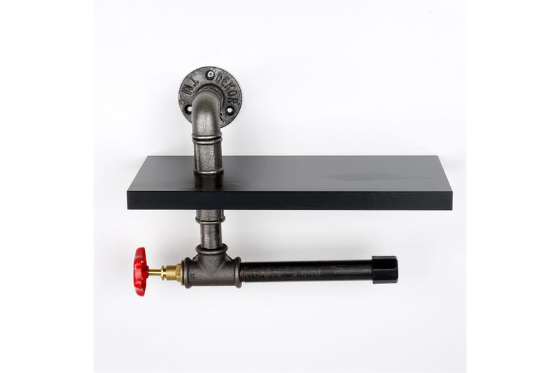 Chandina Toalettpapirholder 30x14 cm - Svart - Interiør - Baderomsinnredning - Toalettrullholdere