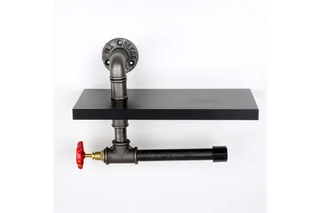 Chandina Toalettpapirholder 30x14 cm - Svart - Interiør - Baderomsinnredning - Toalettrullholdere