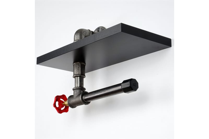 Chandina Toalettpapirholder 30x14 cm - Svart - Interiør - Baderomsinnredning - Toalettrullholdere