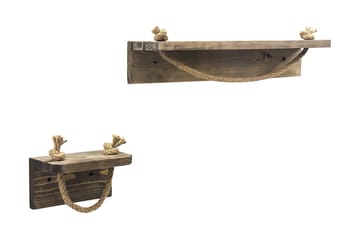 Shauntina Toalettrullholder 17 cm - Valnøtt - Interiør - Baderomsinnredning - Toalettrullholdere