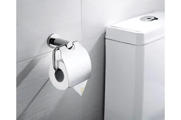 Toalettpappershållare Bathlife Mattsvart - Interiør - Baderomsinnredning - Toalettrullholdere