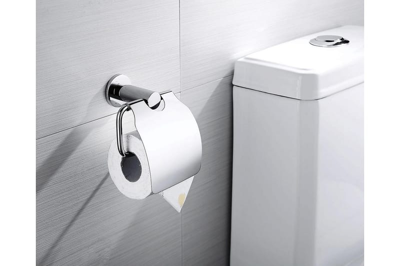 Toalettpappershållare Bathlife Mattsvart - Interiør - Baderomsinnredning - Toalettrullholdere