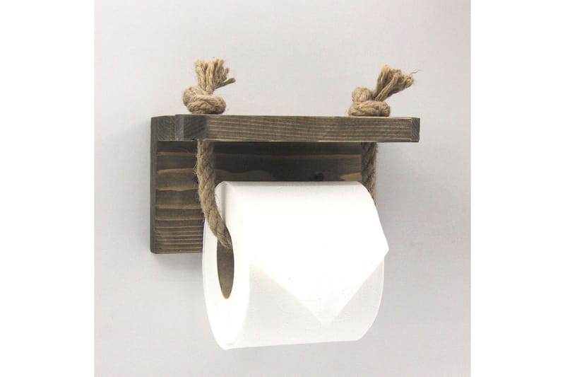 Toalettrullholder Denease 17 cm - Valnøtt - Toalettrullholdere