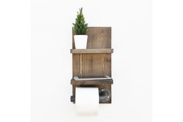 Wall Shelf Valnøtt - Interiør - Baderomsinnredning - Toalettrullholdere