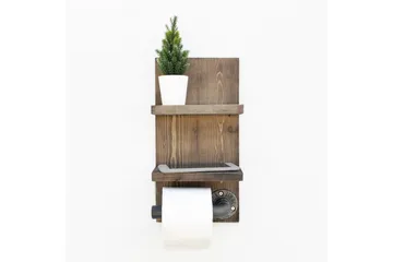 Wall Shelf Valnøtt - Interiør - Baderomsinnredning - Toalettrullholdere