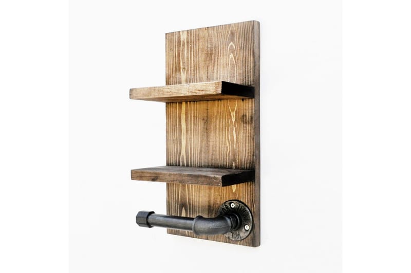 Wall Shelf Valnøtt - Interiør - Baderomsinnredning - Toalettrullholdere