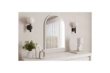 Ulren Baderomsspeil 60 cm - Hvit - Interiør - Baderomsinnredning - Baderomsspeil