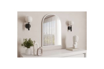 Ulren Baderomsspeil 60 cm - Hvit - Interiør - Baderomsinnredning - Baderomsspeil