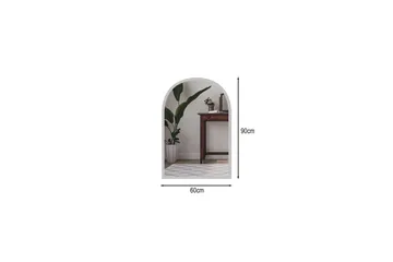 Ulren Baderomsspeil 60 cm - Hvit - Interiør - Baderomsinnredning - Baderomsspeil