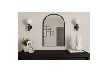 Ulren Baderomsspeil 60 cm - Sort - Interiør - Baderomsinnredning - Baderomsspeil