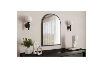 Ulren Baderomsspeil 60 cm - Sort - Interiør - Baderomsinnredning - Baderomsspeil