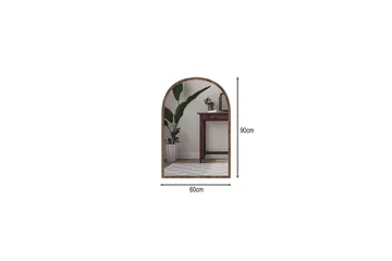 Ulren Baderomsspeil 60 cm - Valnøtt - Interiør - Baderomsinnredning - Baderomsspeil