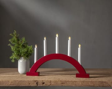 Abbe Lysestake 46 cm - rød - Interiør - Dekorasjon & innredningsdetaljer - Julepynt & juledekorasjon