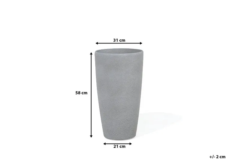 Abdera Kruka 31 cm - Grå - Interiør - Dekorasjon & innredningsdetaljer - Krukker - Utepotter