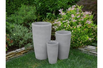 Abdera Kruka 31 cm - Grå - Interiør - Dekorasjon & innredningsdetaljer - Krukker - Utepotter