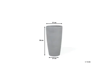 Abdera Kruka 31 cm - Grå - Interiør - Dekorasjon & innredningsdetaljer - Krukker - Utepotter