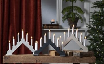 Ada lysestake 37,5 cm - grafittgrå - Interiør - Dekorasjon & innredningsdetaljer - Julepynt & juledekorasjon