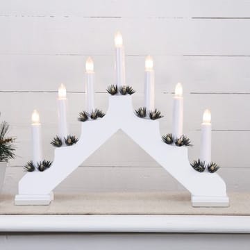 Ada lysestake 37,5 cm - hvit - Interiør - Dekorasjon & innredningsdetaljer - Julepynt & juledekorasjon