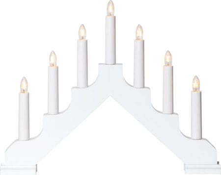 Ada lysestake 37,5 cm - hvit - Interiør - Dekorasjon & innredningsdetaljer - Julepynt & juledekorasjon