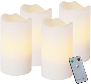 Advent LED-kubbelys 4-pakning 5 cm - hvit - Interiør - Dekorasjon & innredningsdetaljer - Julepynt & juledekorasjon