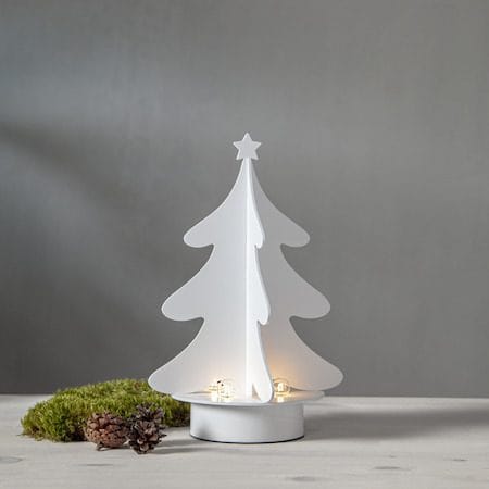 Afton Lysestake 21 cm - hvit - Interiør - Dekorasjon & innredningsdetaljer - Julepynt & juledekorasjon