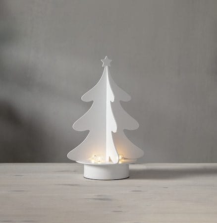 Afton Lysestake 21 cm - hvit - Interiør - Dekorasjon & innredningsdetaljer - Julepynt & juledekorasjon