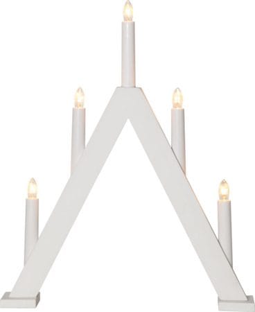 Albo Lysestake 34 cm - hvit - Interiør - Dekorasjon & innredningsdetaljer - Julepynt & juledekorasjon