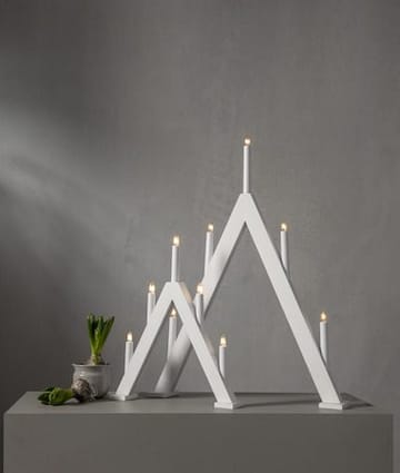 Albo Lysestake 34 cm - hvit - Interiør - Dekorasjon & innredningsdetaljer - Julepynt & juledekorasjon