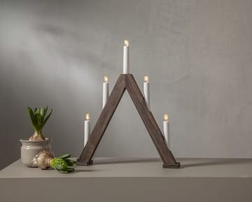 Albo Lysestake 34 cm - valnøttbrun - Interiør - Dekorasjon & innredningsdetaljer - Julepynt & juledekorasjon