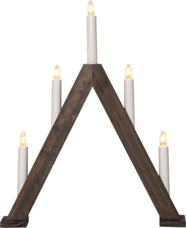 Albo Lysestake 34 cm, valnøttbrun