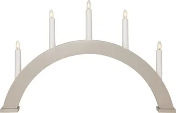 Albo lysestake 51 cm - beige - Interiør - Dekorasjon & innredningsdetaljer - Julepynt & juledekorasjon
