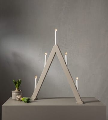 Albo lysestake 51 cm - beige - Interiør - Dekorasjon & innredningsdetaljer - Julepynt & juledekorasjon