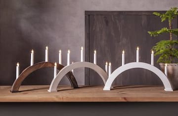 Albo lysestake 51 cm - hvit - Interiør - Dekorasjon & innredningsdetaljer - Julepynt & juledekorasjon