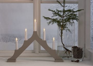 Alma lysestake 44 cm - beige - Interiør - Dekorasjon & innredningsdetaljer - Julepynt & juledekorasjon