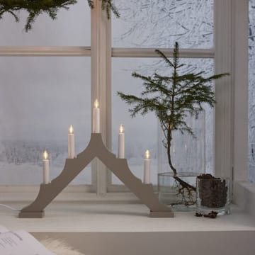 Alma lysestake 44 cm - beige - Interiør - Dekorasjon & innredningsdetaljer - Julepynt & juledekorasjon