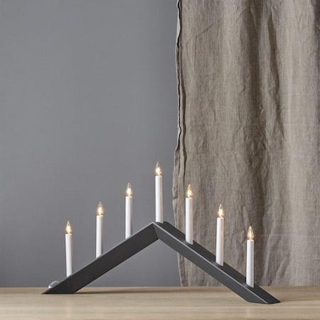 Arrow lysestake 69 cm - grafittgrå - Interiør - Dekorasjon & innredningsdetaljer - Julepynt & juledekorasjon