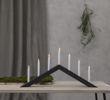 Arrow lysestake 69 cm - grafittgrå - Interiør - Dekorasjon & innredningsdetaljer - Julepynt & juledekorasjon