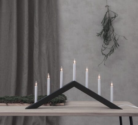 Arrow lysestake 69 cm - grafittgrå - Interiør - Dekorasjon & innredningsdetaljer - Julepynt & juledekorasjon