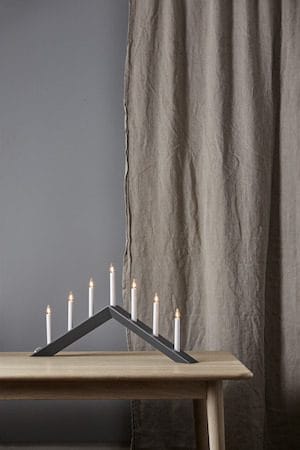 Arrow lysestake 69 cm - grafittgrå - Interiør - Dekorasjon & innredningsdetaljer - Julepynt & juledekorasjon