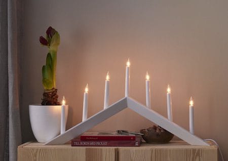 Arrow lysestake 69 cm - hvit - Interiør - Dekorasjon & innredningsdetaljer - Julepynt & juledekorasjon