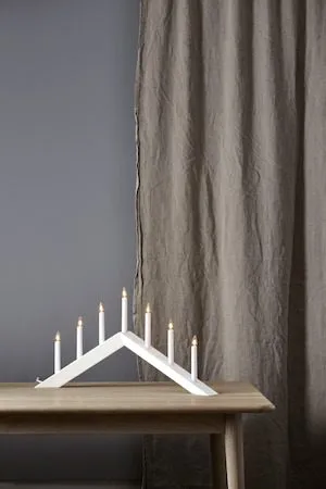 Arrow lysestake 69 cm - hvit - Interiør - Dekorasjon & innredningsdetaljer - Julepynt & juledekorasjon