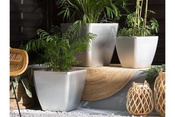 Astras Krukke 48 cm - Sølv - Interiør - Dekorasjon & innredningsdetaljer - Krukker - Utepotter