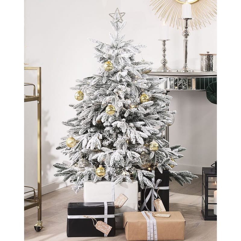 Bassie Liten Snøaktig Plastgran 120 cm - Hvit/Grønn - Interiør - Dekorasjon & innredningsdetaljer - Julepynt & juledekorasjon - Plastjuletre