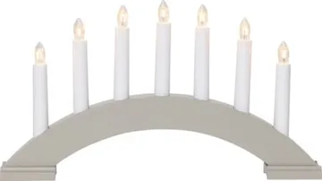 Bea lysestake 39 cm - beige - Interiør - Dekorasjon & innredningsdetaljer - Julepynt & juledekorasjon