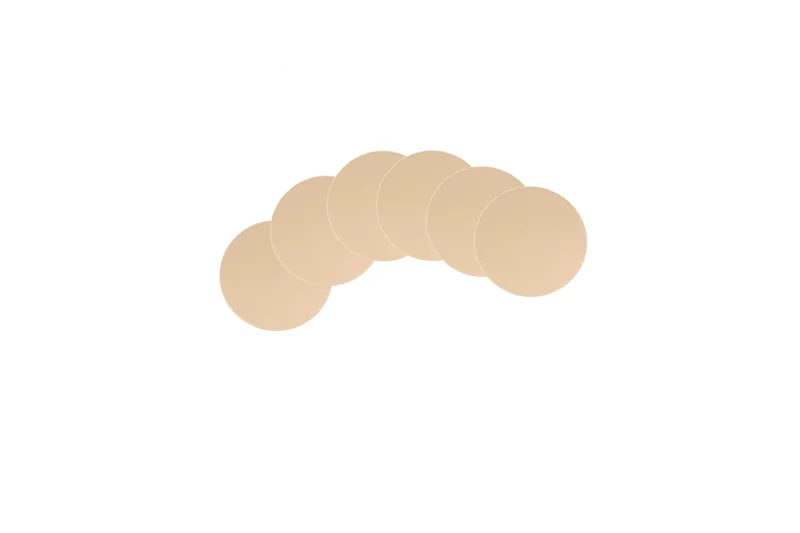 Moana Glassunderlag Ø10 cm, Sand