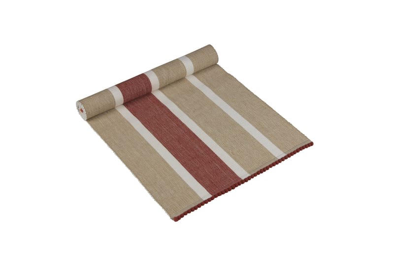 Luhar Bordløper 35x120 cm, Teglsteinrød