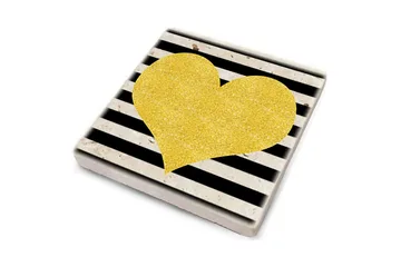 Glassunderlag 4-pk - Flerfarget - Interiør - Dekorasjon & innredningsdetaljer - Borddekorasjon - Glassunderlegg