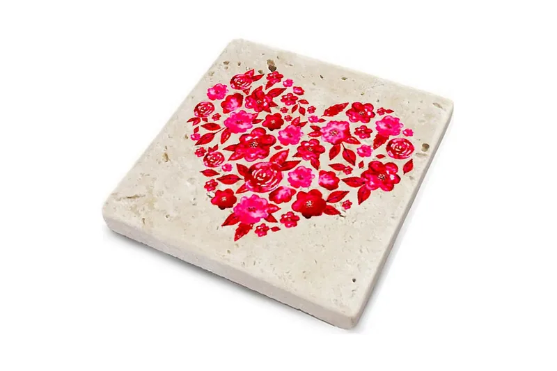 Glassunderlag 4-pk - Flerfarget - Interiør - Dekorasjon & innredningsdetaljer - Borddekorasjon - Glassunderlegg